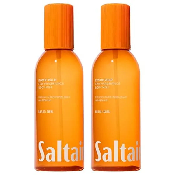 Saltair Body Mist 2 Pack Fine Fragrance, Lightweight Body Spray Mist Long Lasting Perfume Mist. 2x 8oz Bottles