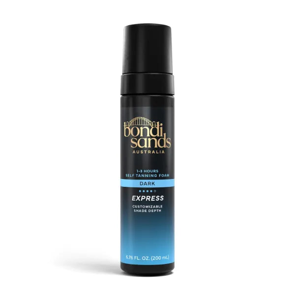 Bondi Sands Express Self Tanning Foam, Lightweight, Fragrance Free Self-Tanner for an Even, Streak-Free Tan, 6.76 fl oz