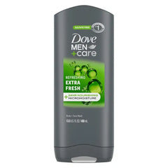 DOVE MEN + CARE Purifying Body and Face Wash with 24-Hour Nourishing Micromoisture Technology Body Wash for Men - 13.5 oz