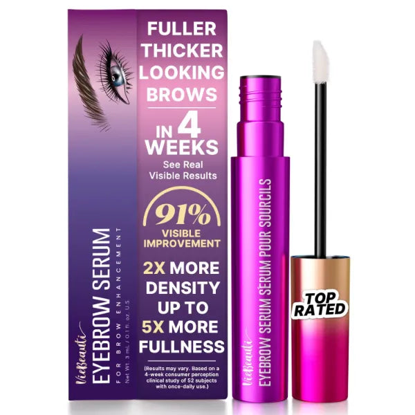 VieBeauti Eyebrow & Eyelash Growth Serum – Advanced Formula for Longer, Fuller, Thicker Brows and Lashes