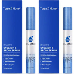 TEREZ & HONOR Advanced Eyelash & Eyebrow Serum Collection – Growth, Strengthening & Enhancing Treatment for Longer, Thicker, Fuller Lashes and Brows