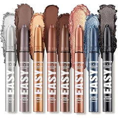 LANGMANNI Eyeshadow Stick Waterproof Multi Color Eyeshadow Pen Set,Creamy Long Lasting Eye Makeup Kit,Natural & Shimmer Shades Contour Stick,Perfect Gifts For Women