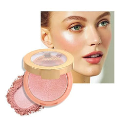 Oulac Plummy Brown Blush Makeup Powder| Rich Color Cream Blush Blendable| Natural Matte Tan Skin 4.8g