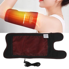 FAGINEY Electric Heating Arm Massage Wrap - 2 Vibration Motors for Muscle Soreness & Cramps Relief