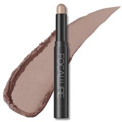 FOCALLURE Shimmer and Matte Cream Eyeshadow Stick,Smooth Brilliant Eye Brightener Pencil for Women,Long Lasting Waterproof Eye Shadow and Liners Makeup