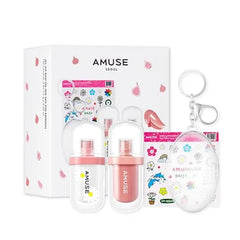 Amuse SEOUL Jel Fit Tint, Jelly Lip Stain, Long Lasting Hydrating Lip Gloss, Smooth Moisturizing Lip, Glossy Finish, Vegan, Korean Beauty Makeup