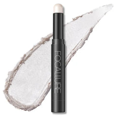FOCALLURE Shimmer and Matte Cream Eyeshadow Stick,Smooth Brilliant Eye Brightener Pencil for Women,Long Lasting Waterproof Eye Shadow and Liners Makeup