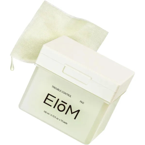 EIOM Salicylic Acid Pads – Korean BHA Toner for Acne & Oily Skin | Daily Acne Care Wipes for Face, Chest & Back, No-Rinse Exfoliating Facial Wipes, Sensitive Skin Safe (70 Count)