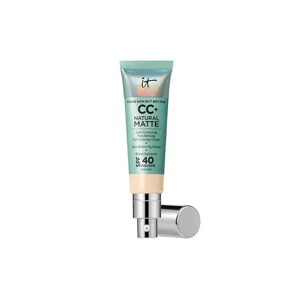 IT Cosmetics CC+ Cream Matte Foundation SPF 40 for Oil-Free, Long-Lasting Matte Finish