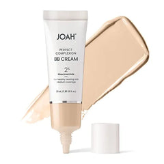 JOAH Beauty Perfect Complexion BB Cream with Hyaluronic Acid and Niaciminade, Korean Makeup with Medium Buildable Coverage, Evens Skin Tone Lightweight Semi Matte Finish