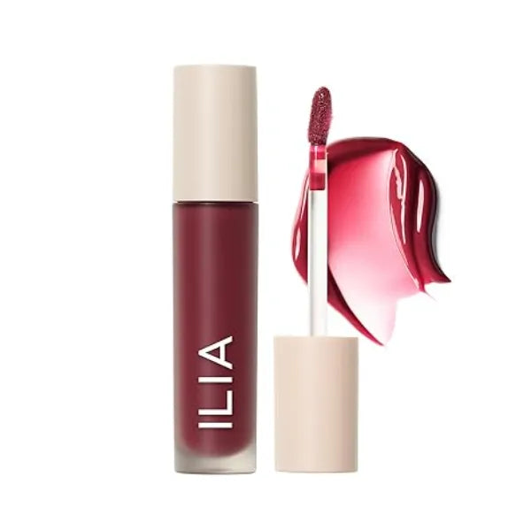 ILIA Overglaze Hydrating Lip Gloss Long Wear, Non Sticky, 24 Hour Hydration Smooth + Plump Vegan + Silicone, Gluten, Nanoparticles