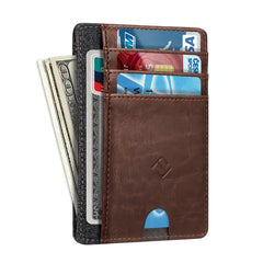 Fintie RFID Credit Card Holder - Minimalist Front Pocket Wallet for Men & Women