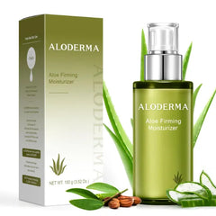Aloderma Organic Aloe Vera Face Moisturizer Collection - 4 Daily Creams for Sensitive, Dull, Dry & Aging Skin - Pure Aloe - 3.5oz / 100g