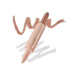fwee Long Lasting Dual Coloring Stick Eye Shadow, Different POV Multi Use Eye Makeup All in one dual shadow Soft Powder Finish, Grey Shimmer Eyeshadow, Crease Proof