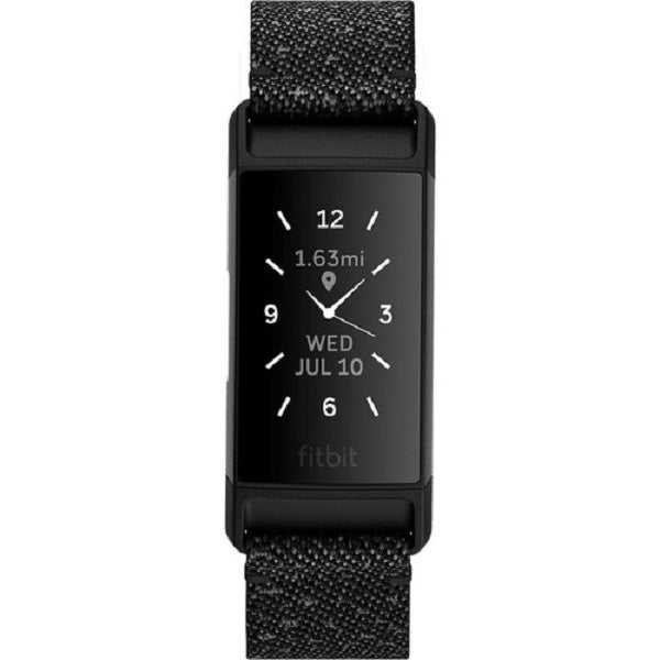Fitbit Activity Tracker Charge 4 (Special Edition) (FB417BKGY) Granite Reflective Woven
