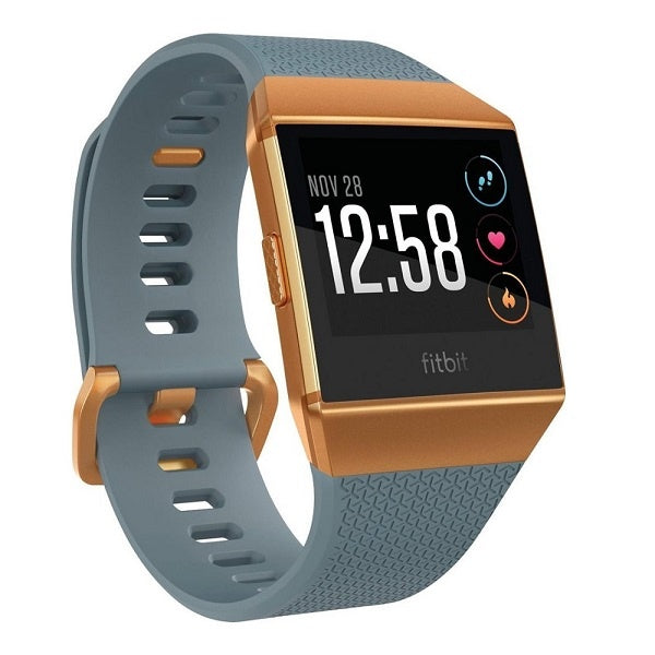 Fitbit Activity Tracker Ionic Fitness Watch Burnt Orange / Slate Blue