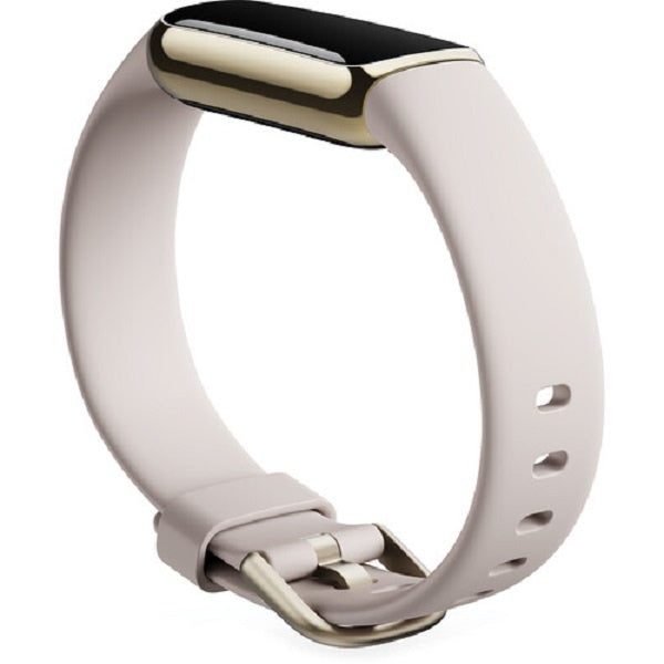 Fitbit Activity Tracker Luxe Fitness Tracker (FB422GLWT) Lunar White
