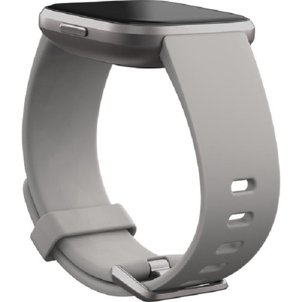 Fitbit Versa 2 Activity Tracker Health And Fitness Advanced Smartwatch (FB507GYSR) - Stone / Mist Gray Aluminum