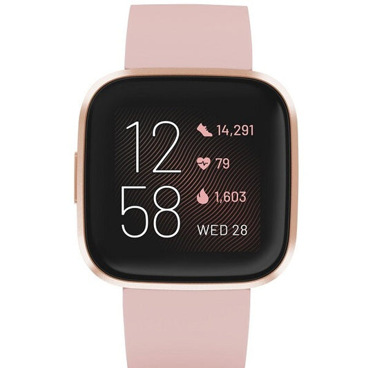 Fitbit Activity Tracker Versa 2 Watch (FB507RGPK) Petal / Copper Rose Aluminum