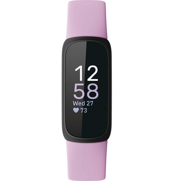 Fitbit Inspire 3 Health &amp; Fitness Activity Tracker (FB424BKLV-US) - Lilac Bliss / Black