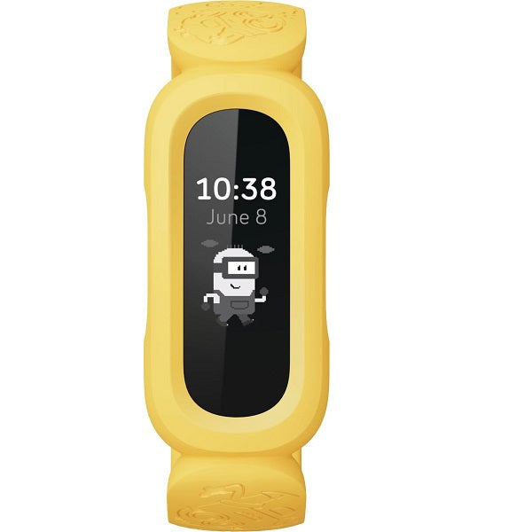 Fitbit Ace 3 For Kids Special Edition Activity Tracker (MINIONS) (FB419BKYW) - Yellow