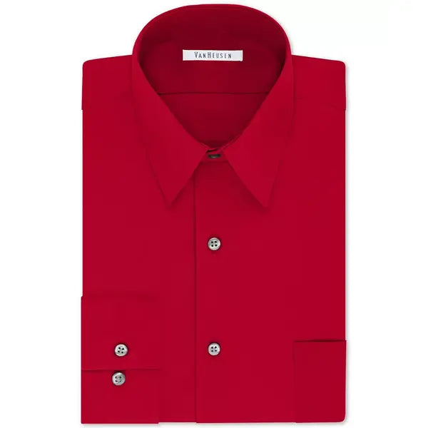 Van Heusen Men's Classic Fit Wrinkle Dress Shirt