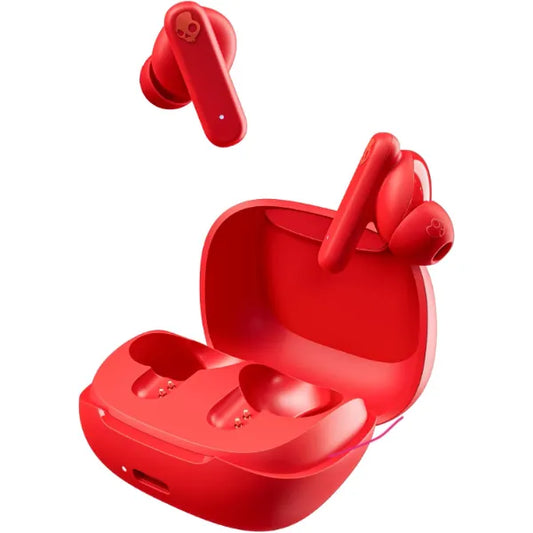 Skullcandy Smokin’ Buds Wireless Earbuds, Bluetooth Headphones, Noise Isolating Fit, Up to 20 Hours Battery, IPX4 Sweat and Water Resistant, Microphone for iPhone Android