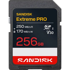 SanDisk 256GB Extreme PRO UHS-I SDXC Memory Card