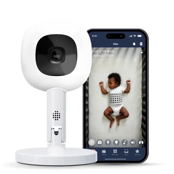 Nanit Pro Smart Baby Monitor Camera with Flex Stand - White