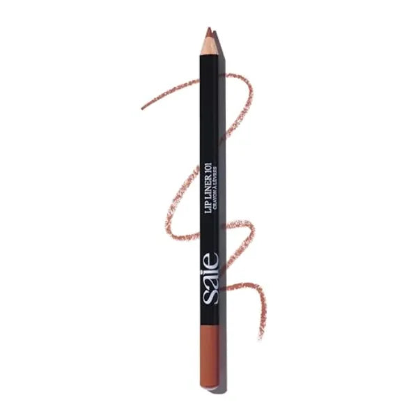Saie Lip Liner 101 - Lip Pencil Made with a Creamy, Soft Matte Formula for a Naturally Framed or Fully Filled Look - Supercharged with Shea Butter & Jojoba Oil