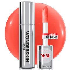 Wonderskin Lip Rehab Serum Oil - Tinted Lip Oil, Hydrating, Moisturizing, and Non-Sticky, Tint Serum for Dry Lips