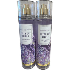 Bath & Body Works Fresh Cut Lilacs & Cucumber Melon Body Mist Set, 2 Packs, 8 oz Fine Fragrance Sprays