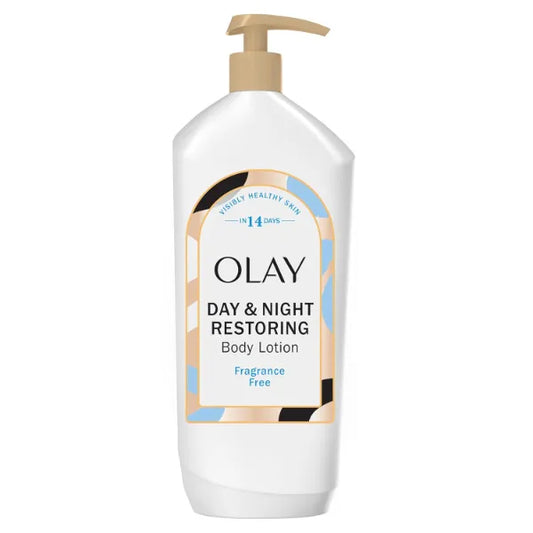 Olay Body Lotion for Women 24hr Moisturizing & Deep Hydration, Absorbs Instantly, Penetrating Vitamin B3 Complex For All Skin Types -18 fl oz