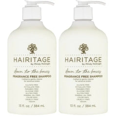 Hairitage Down to the Basics Fragrance-free Shampoo Formulated with Chamomile + Sunflower Seed Oil - Ultra-Mild + Moisture Rich - For Sensitive Scalps - No Artificial Perfumes, 13 oz