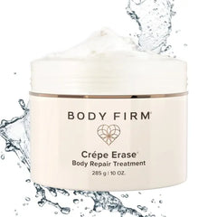 BODY FIRM Crepe Erase Body Repair Treatment, Anti-Aging Wrinkle Cream, Support Skins Natural Elastin & Collagen Production - 10oz