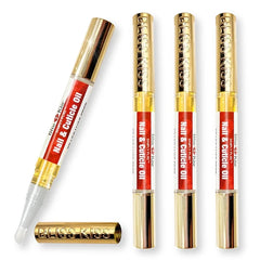 Bliss Kiss Nail Oil Cuticle Pens w/ Vitamin E & Jojoba – Strengthener & Growth Treatment for Brittle, Peeling, Thin Nails (Variety Scents)