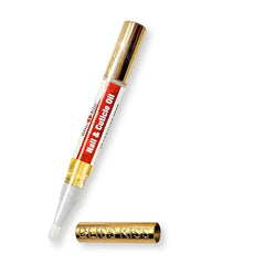 Bliss Kiss Simply Pure Nail & Cuticle Oil Pen – Vitamin E & Jojoba Nail Strengthener for Brittle, Peeling, Thin Nails | Hydrating Nail Growth Serum | Crisp Fragrance (1 Pen)