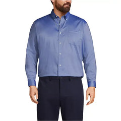 Lands' End Men's Big Oxford Dress Shirt