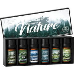HIQILI Premium Fragrance Oil Gift Sets – 6-Pack Scented Oils for Candle Making, Diffusers, Soap & DIY Crafts (6 x 10ml)