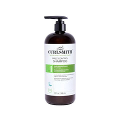 CURLSMITH Frizz Control Shampoo - Frizz-Fighting Shampoo for Curls, Removes Build-Up, For All Curl Types, Vegan & Cruelty Free