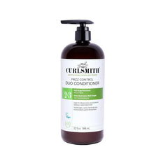 CURLSMITH Frizz Control Duo Conditioner - Moisturizing Anti-Frizz Condtioner and Nourishing Leave-In for Frizz Control, For All Curl Types, Vegan & Cruelty Free