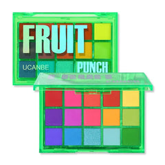 UCANBE 15 Color Eyeshadow Palette Collection – Vibrant Neon, Smoky & Neutral Shades – Highly Pigmented Matte, Shimmer & Glitter Finishes