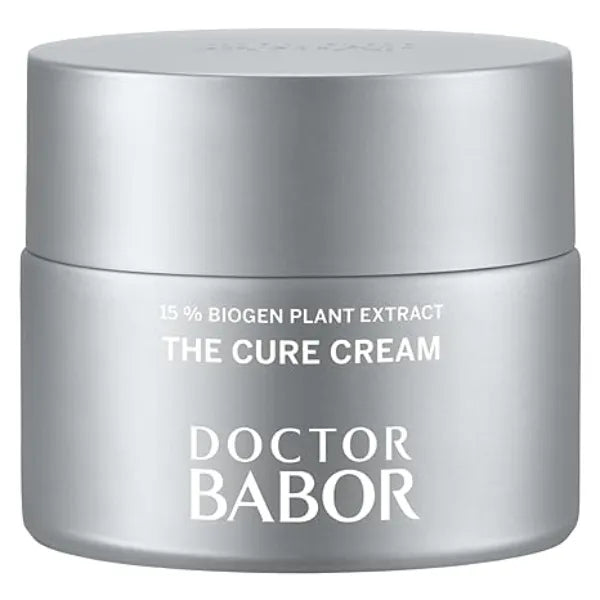 BABOR The Cure Cream Barrier Repair Face Moisturizer with 15% BIOGEN Plant Extract & Panthenol, Deep Hydration Recovery Cream for Over Exfoliated & Stressed Skin