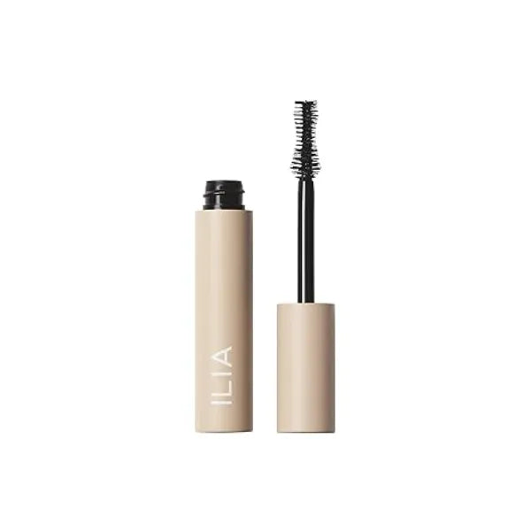 ILIA Fullest Volumizing Mascara Weightless, Buildable, Smudge + Flake Free, Sensitive Eyes Safe Full, Thick, Healthier Lashes Non Toxic