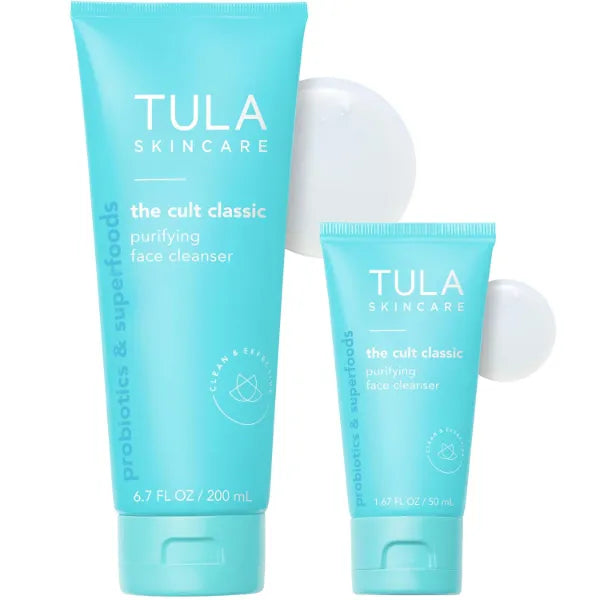 TULA Skin Care The Cult Classic Purifying Face Cleanser | Gentle and Effective Face Wash, Makeup Remover, Nourishing and Hydrating