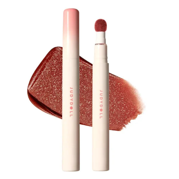 JUDYDOLL Cushion Matte Lip Cream, Hydrating Matte Lipstick with Tripeptide & Squalane, Lip Line Blurring, Velvet Lip Mud, Smudge-Proof,Long-Lasting, Non-craked