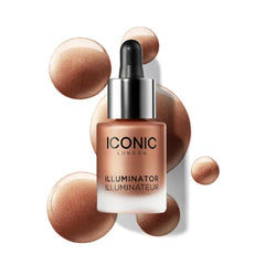 ICONIC LONDON Illuminator | Liquid Highlighting Drops for a Radiant Glow, Cruelty-Free, Vegan Makeup, 0.45 Fl oz