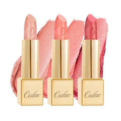 Oulac Lipstick for Women with Metallic 3D Shine Lightweight Hydrating Formula, High Impact Lip Color, Vegan Beauty, Full Coverage Lip Makeup