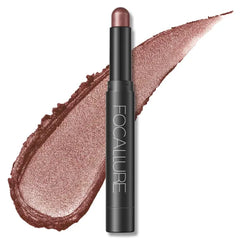 FOCALLURE Shimmer and Matte Cream Eyeshadow Stick,Smooth Brilliant Eye Brightener Pencil for Women,Long Lasting Waterproof Eye Shadow and Liners Makeup