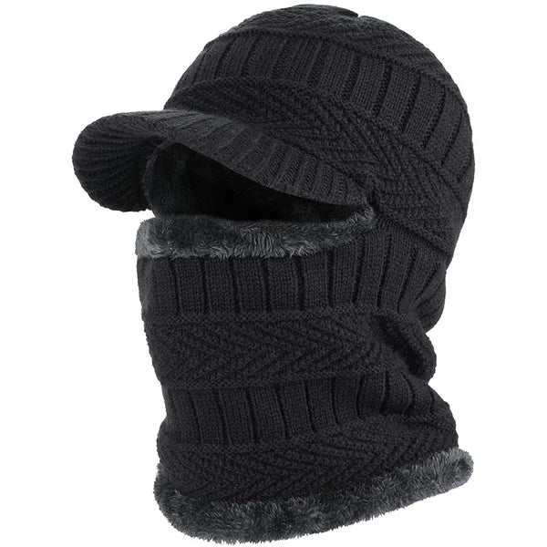 GRNSHTS Unisex Knitted Balaclava Beanie Hat, Ultimate Winter Warmth & Protection for Skiing & Outdoors